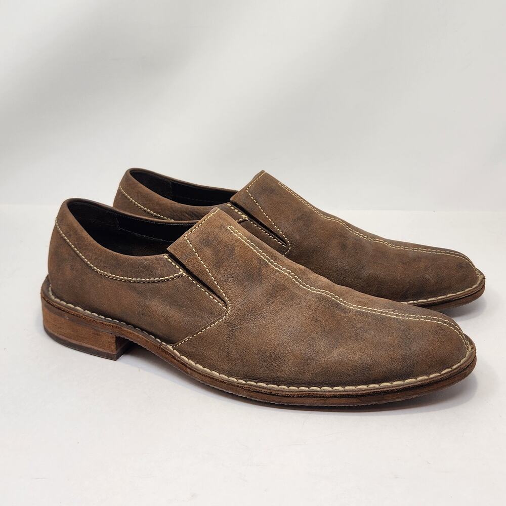 Cole Haan Dryden Brown Leather Slip On Casual Loafer Men Size 10.5M C10323